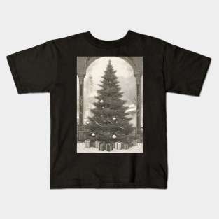 vintage christmas tree Kids T-Shirt